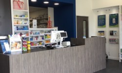 pharmacy counter design
